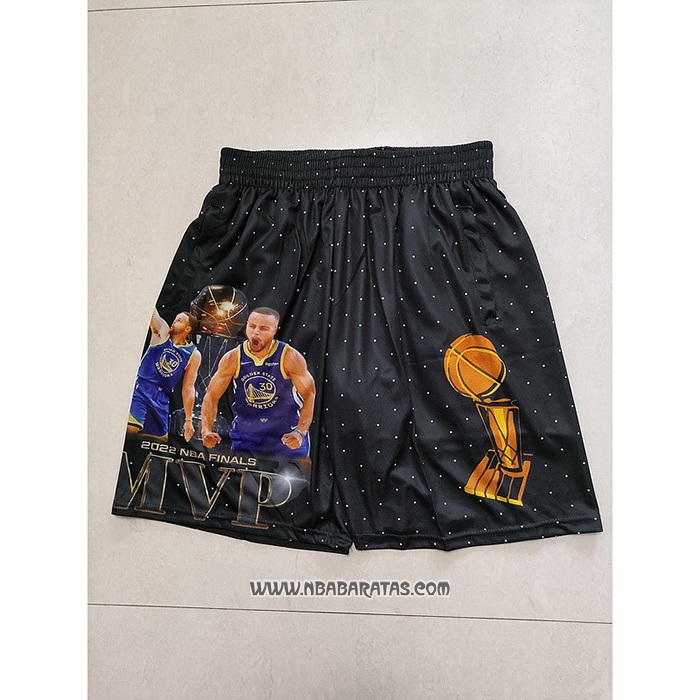 Pantalone Golden State Warriors MVP 2022 NBA Finals Negro